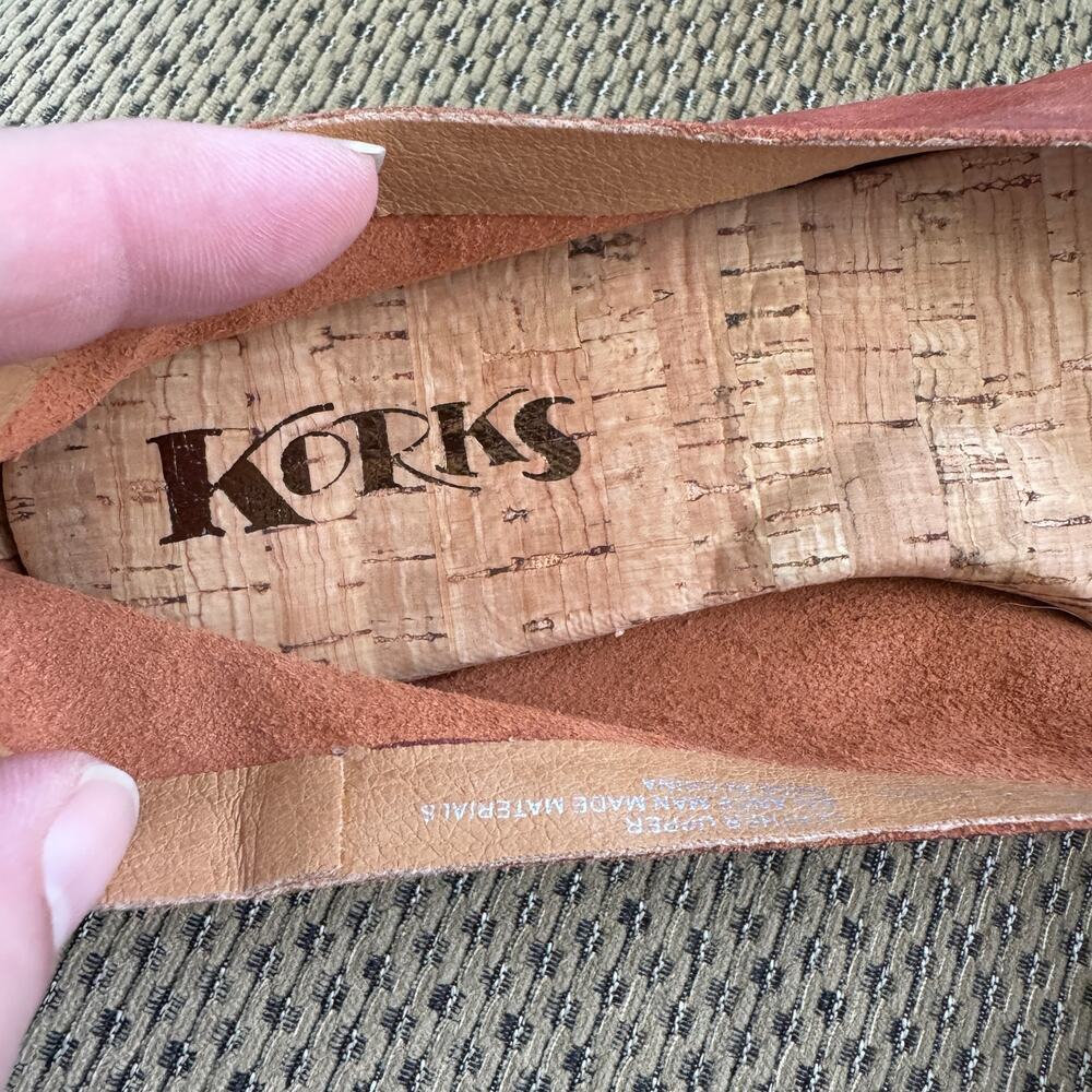 Korks by Kork Ease Padilla Leather Ballet Flats Size 7.5 - Picture 8 of 12
